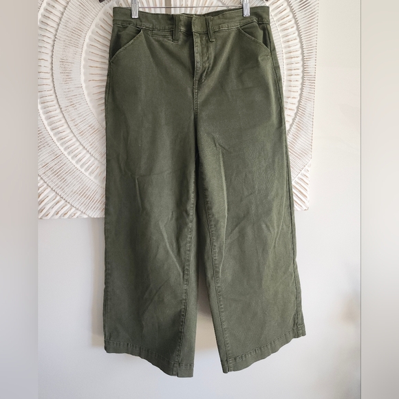 Torrid High Rise Wide Leg Chino Pant - Picture 2 of 4